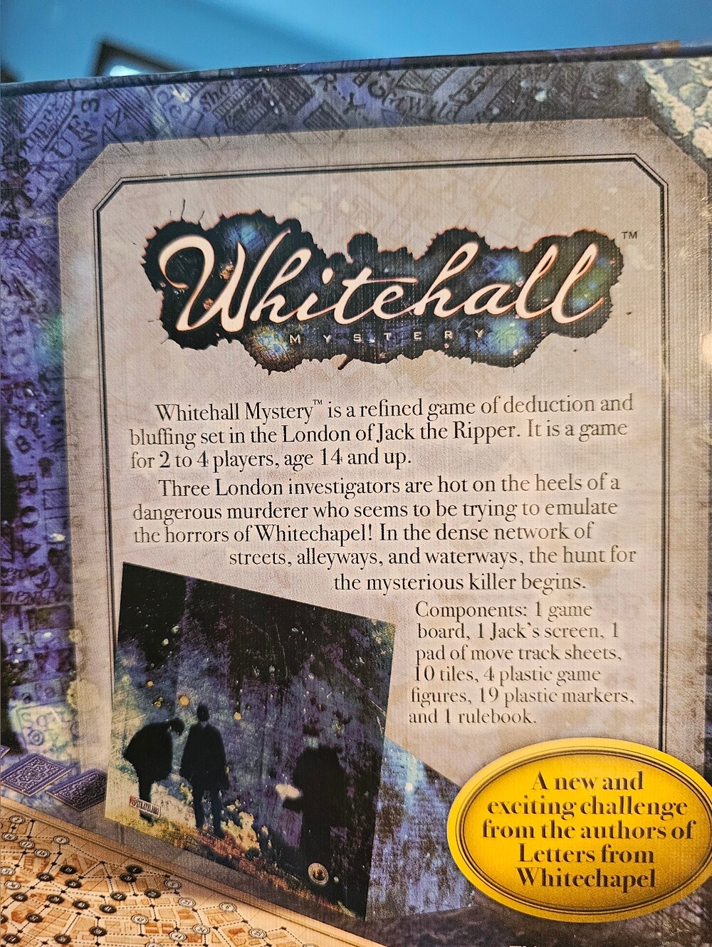 Whitehall Mystery Family Board Game - Blue and Black - Picture 5 of 6
